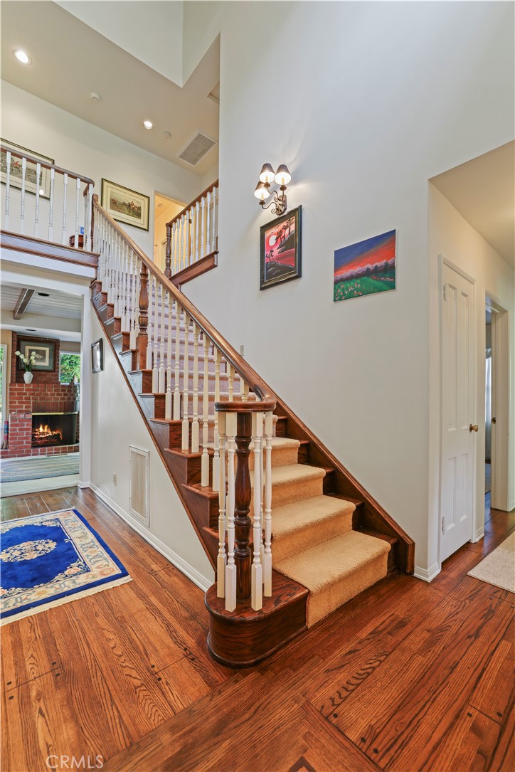 14015 Roblar Road Sherman Oaks, CA 91423 - Photo 2 of 35 a view of entryway and hall with wooden floor
