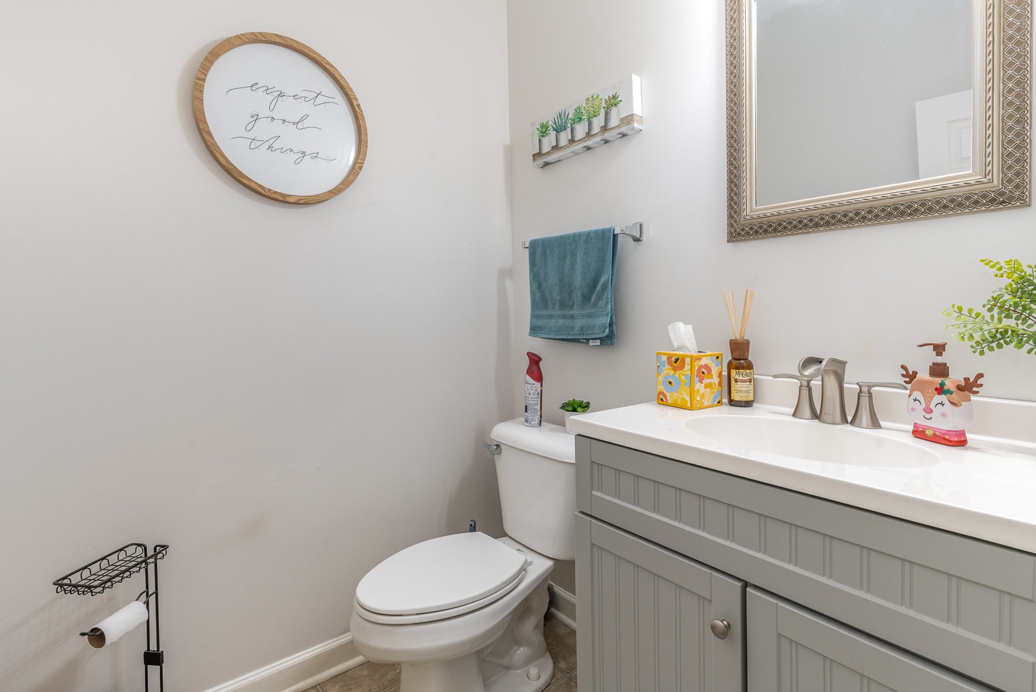 3053 Romain Trail Spring Hill, TN 37174 - Photo 8 of 32 a bathroom with a toilet and a sink