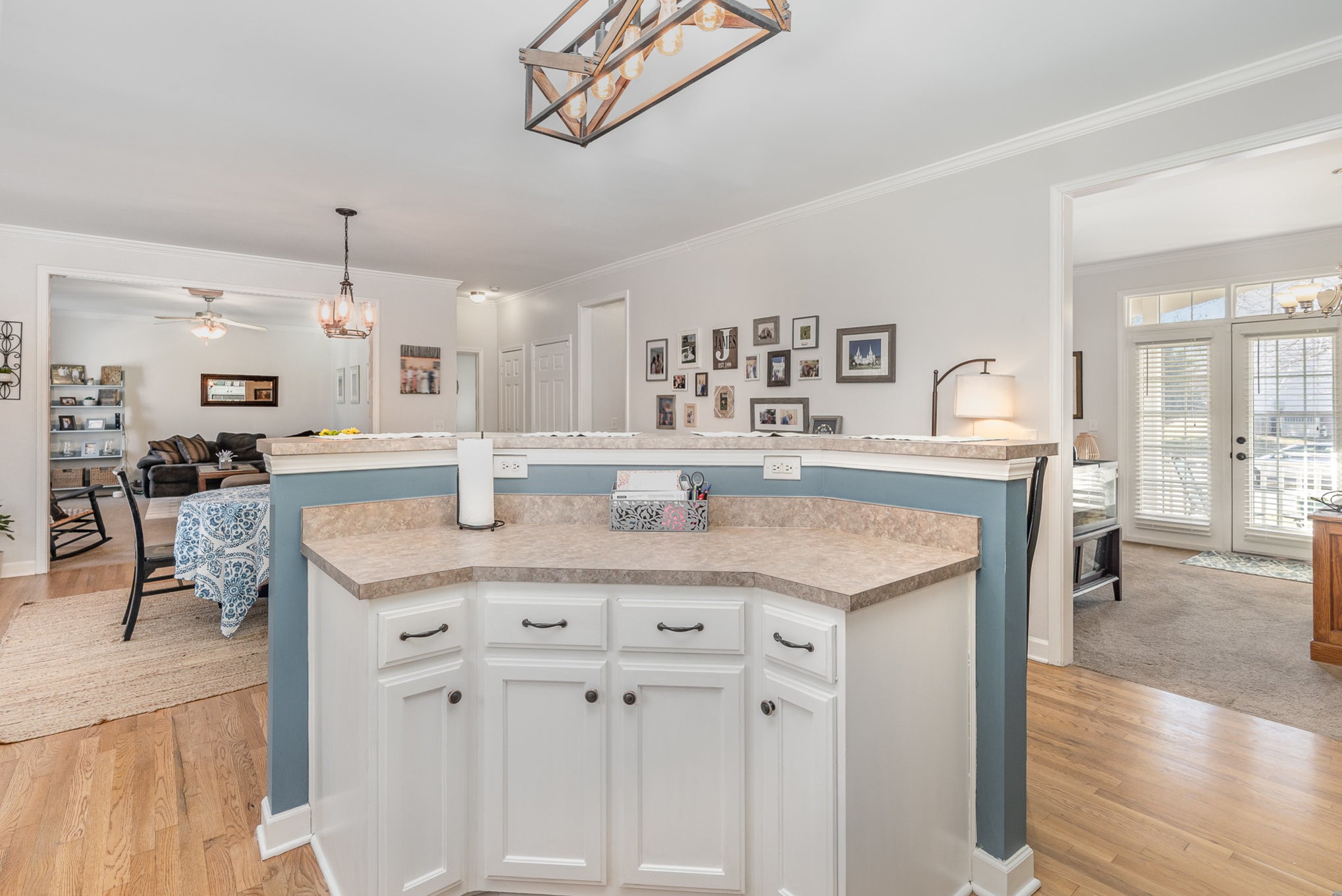 3053 Romain Trail Spring Hill, TN 37174 - Photo 10 of 32 a kitchen with granite countertop cabinets and refrigerator