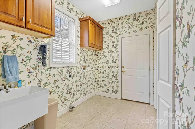 a bathroom with a sink and a shower
