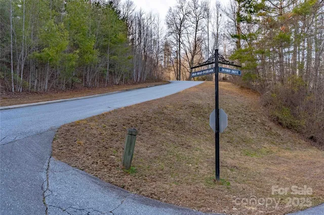 a view of a wooden house with a palm tree and flower plants