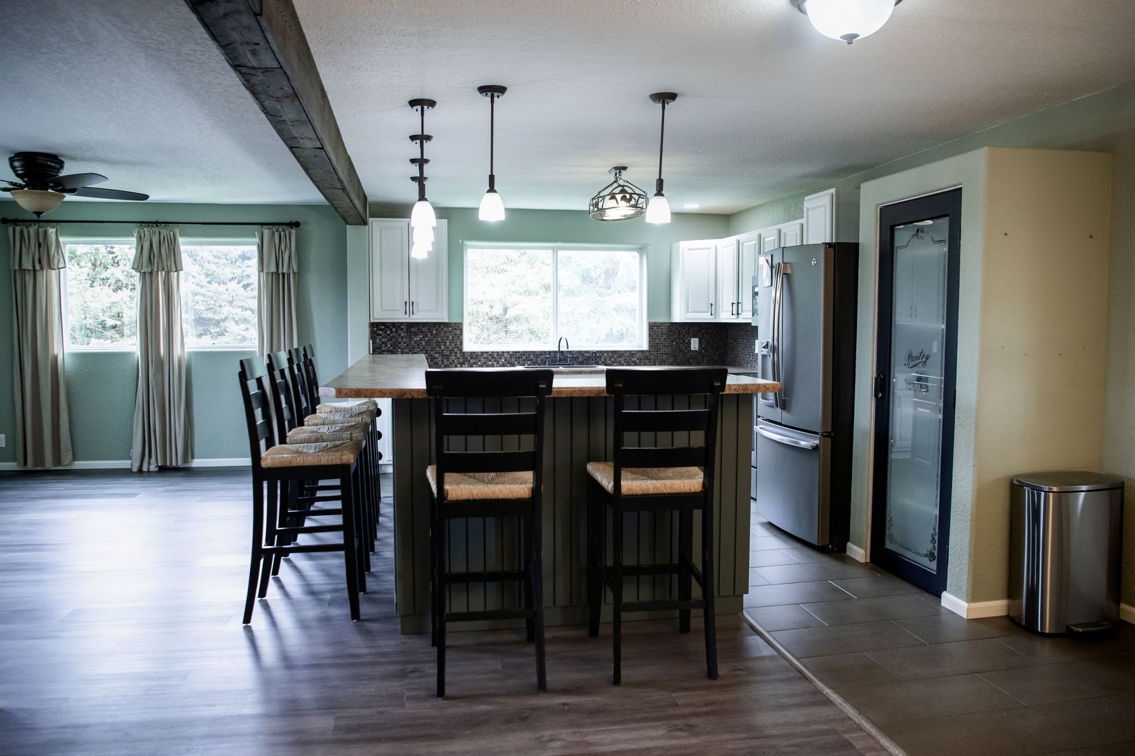 20532 Pilgrim Road Chadwick, IL 61014 - Photo 16 of 54 a view of a dining room with furniture window and wooden floor