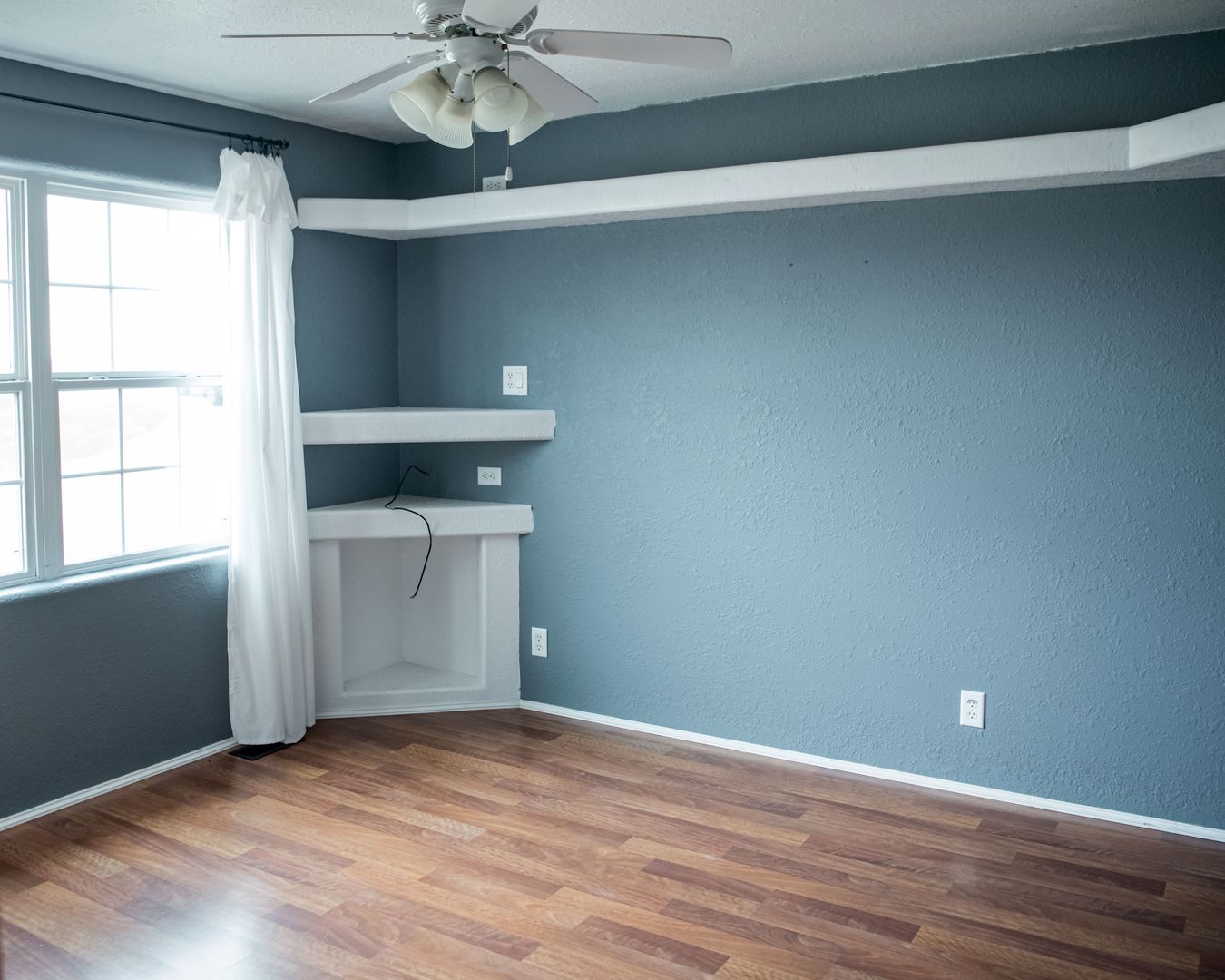 20532 Pilgrim Road Chadwick, IL 61014 - Photo 28 of 54 a view of an empty room with a window and wooden floor