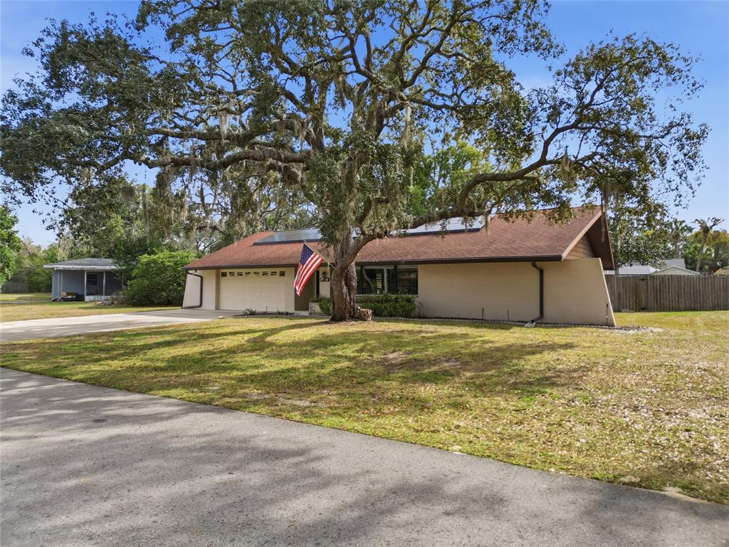 8398 Begonia Street Spring Hill, FL 34608 - Photo 26 of 32 a front view of a house with a garden