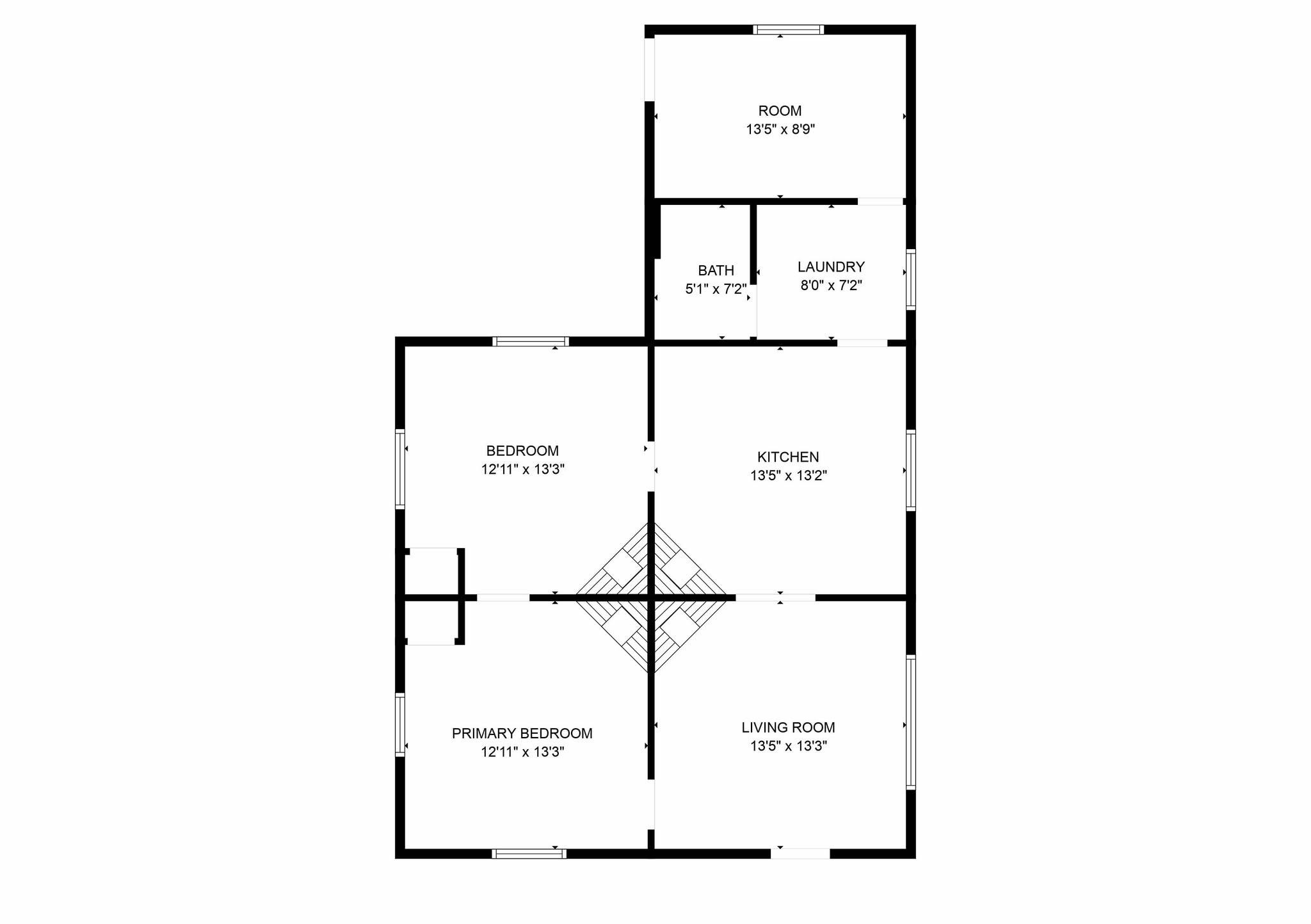 14 Southern Street Mobile, AL 36611 - Photo 25 of 26 Floor plan