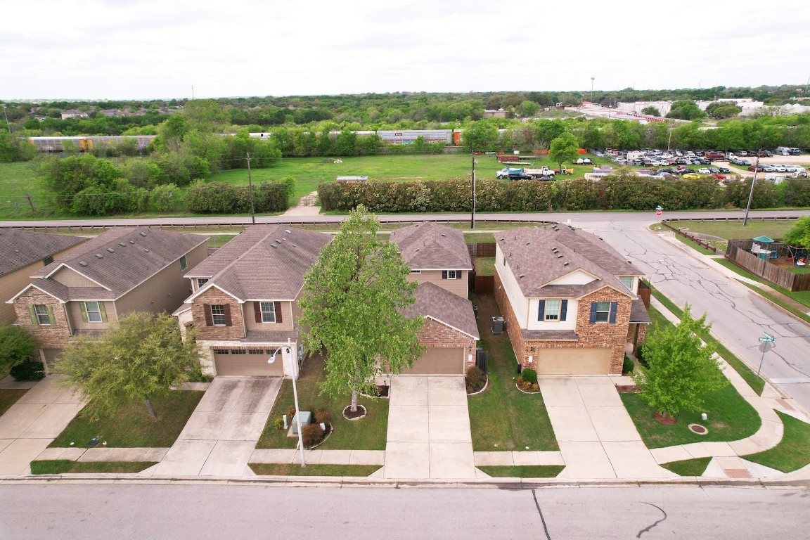 10104 Wading Pool Path Austin, TX 78748 - Photo 25 of 25 an aerial view of a house with a yard and potted plants