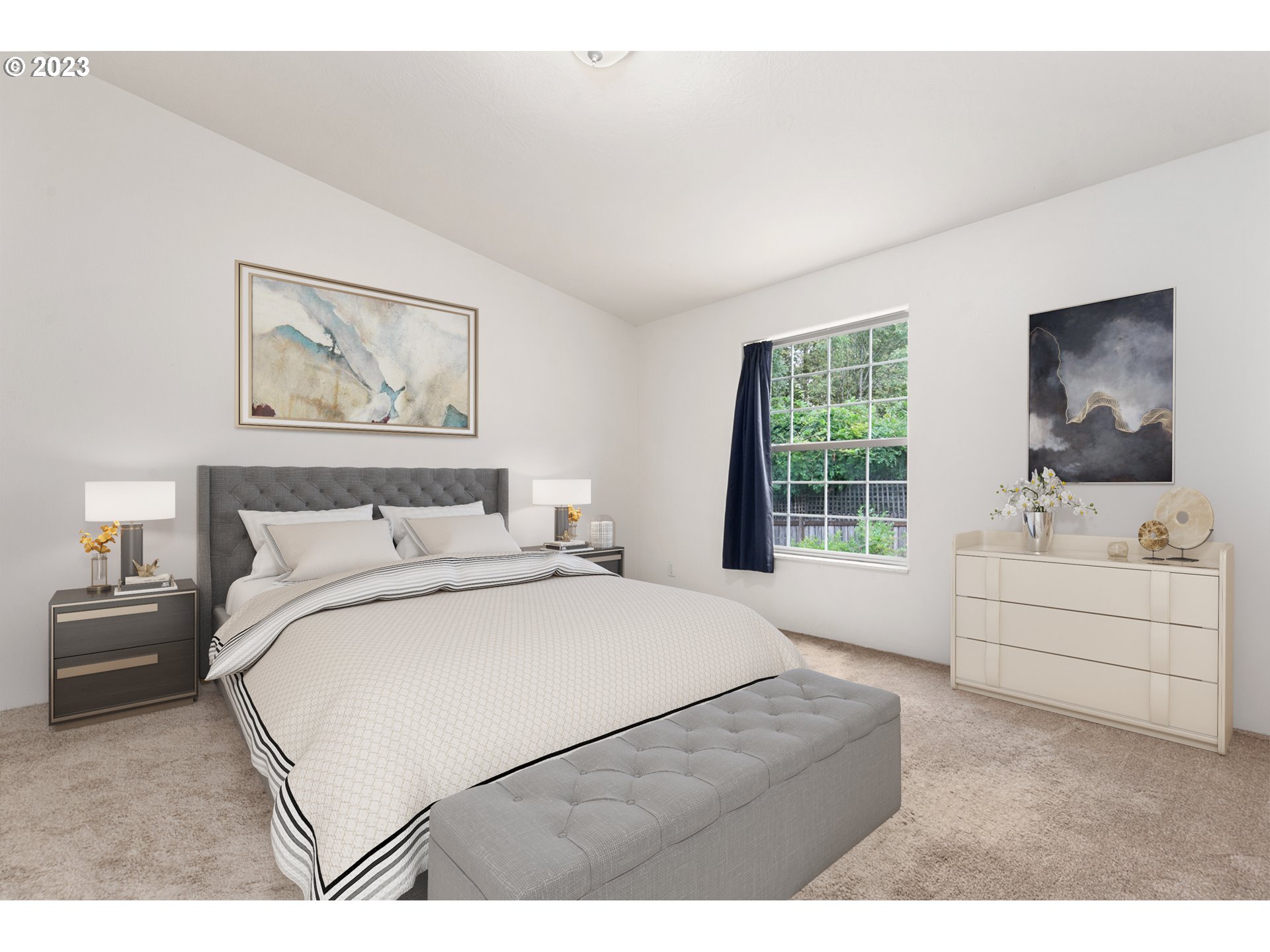 18 South Gee Creek Loop Ridgefield, WA 98642 - Photo 10 of 24 a bedroom with a bed and a painting on the wall