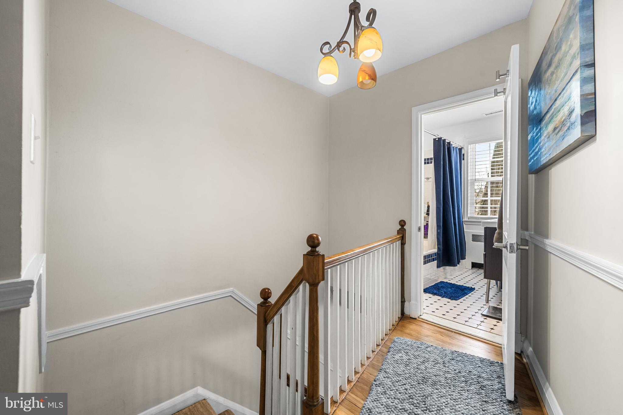 6447 Blenheim Road Baltimore, MD 21212 - Photo 23 of 51 a view of a hallway view with staircase