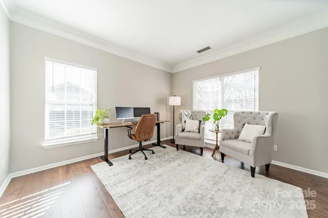 a workspace with a window