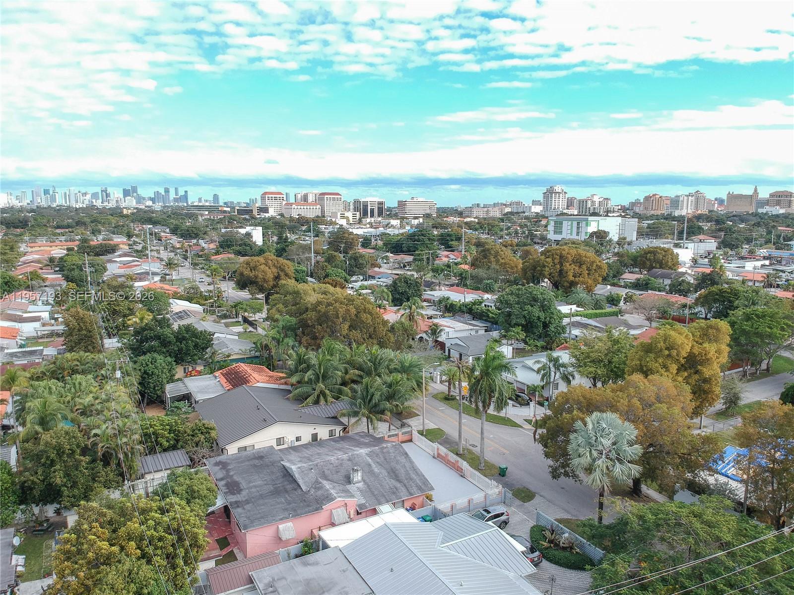 4381 Southwest 5th Terrace Miami, FL 33134 - Photo 32 of 34 an aerial view of multiple house