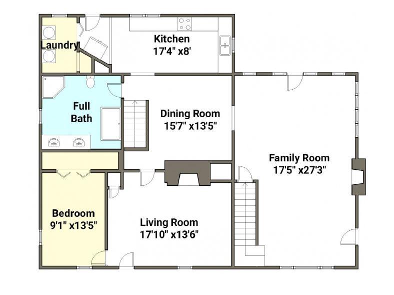 1563 Marshall Hill Road Ferrum, VA 24088 - Photo 22 of 54 20a Entry Level Floor Plan
