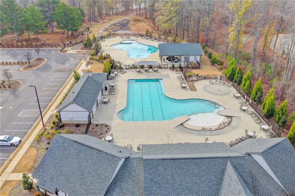 86 Canyon Ferry Way Hoschton, GA 30548 - Photo 55 of 61 an aerial view of a house with outdoor space