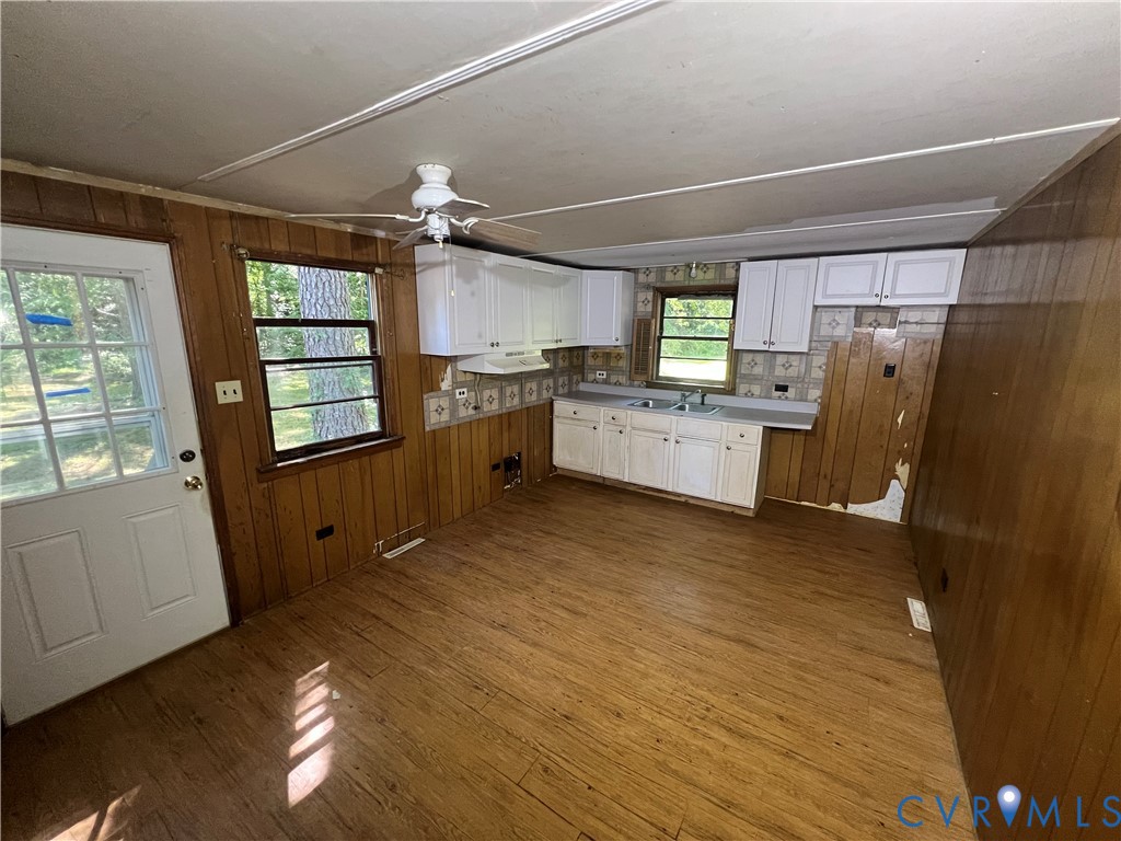 8501 Old Elam Cemetery Road Charles City, VA 23030 - Photo 6 of 14 Kitchen area featuring white cabinetry