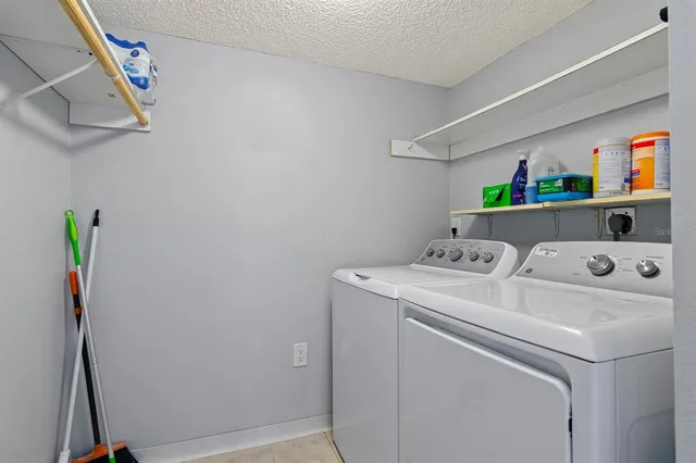 a view of a lake with a big yard