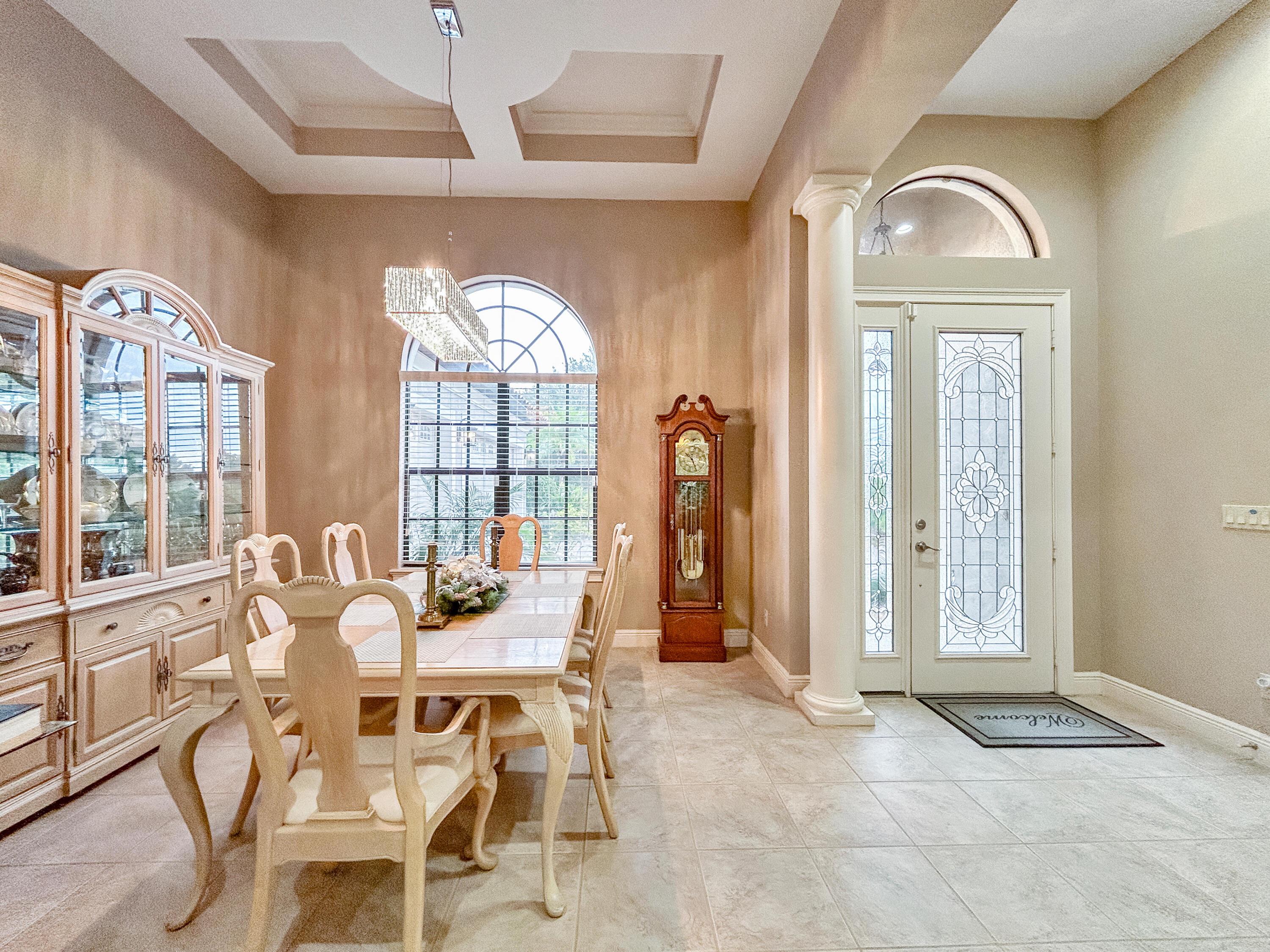 26345 San Gabriel Howey-in-the-Hills, FL 34737 - Photo 17 of 51 a dining room with furniture and windows