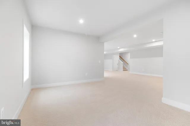 a view of empty room