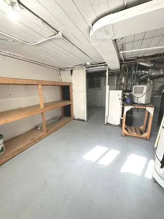 a view of storage and utility room