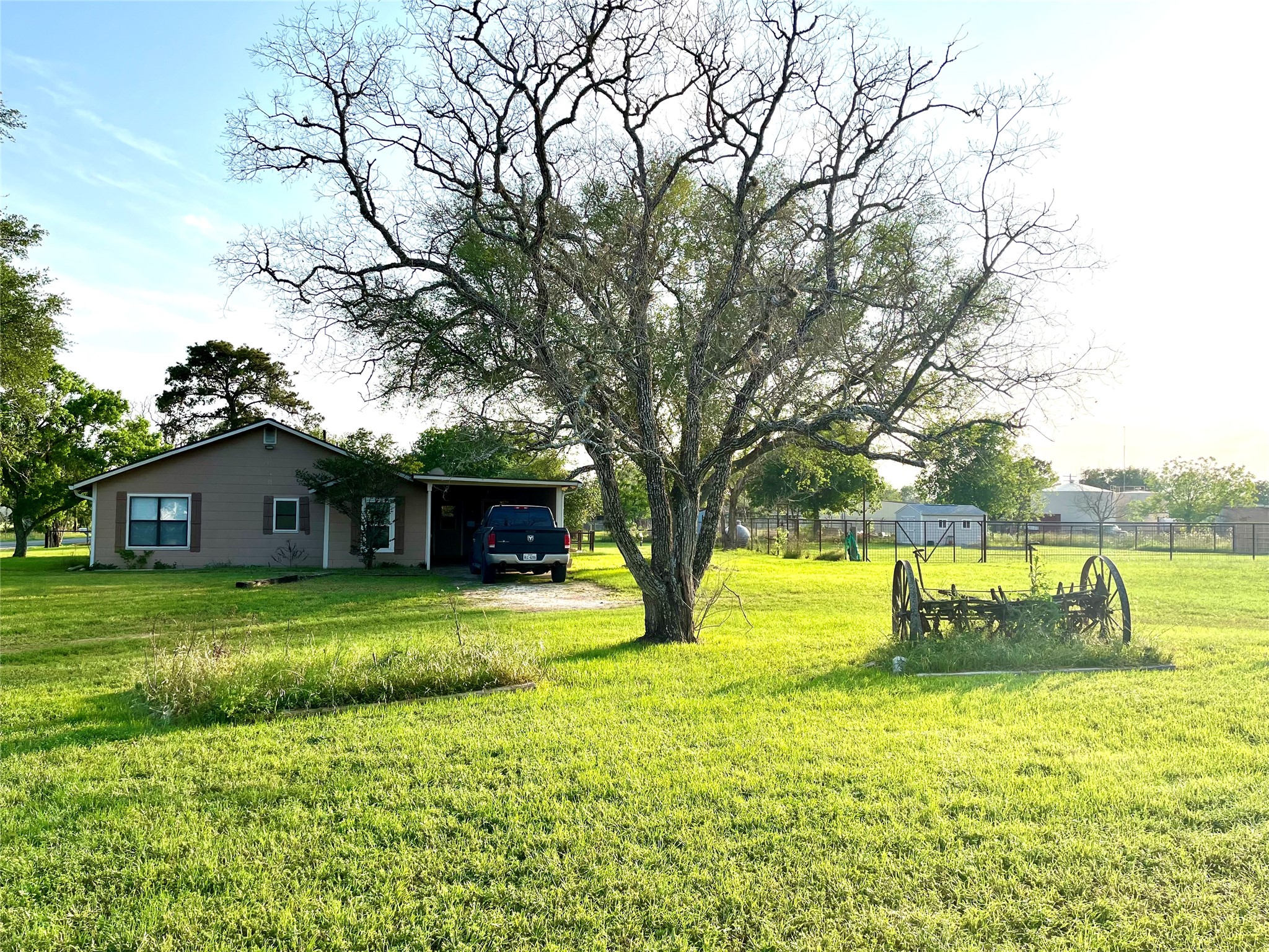 307 5th Street Sutherland Springs, TX 78161 - Photo 4 of 17 a view of a house with a yard and a large tree
