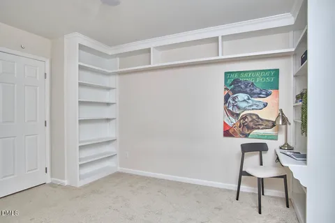 a view of closet area