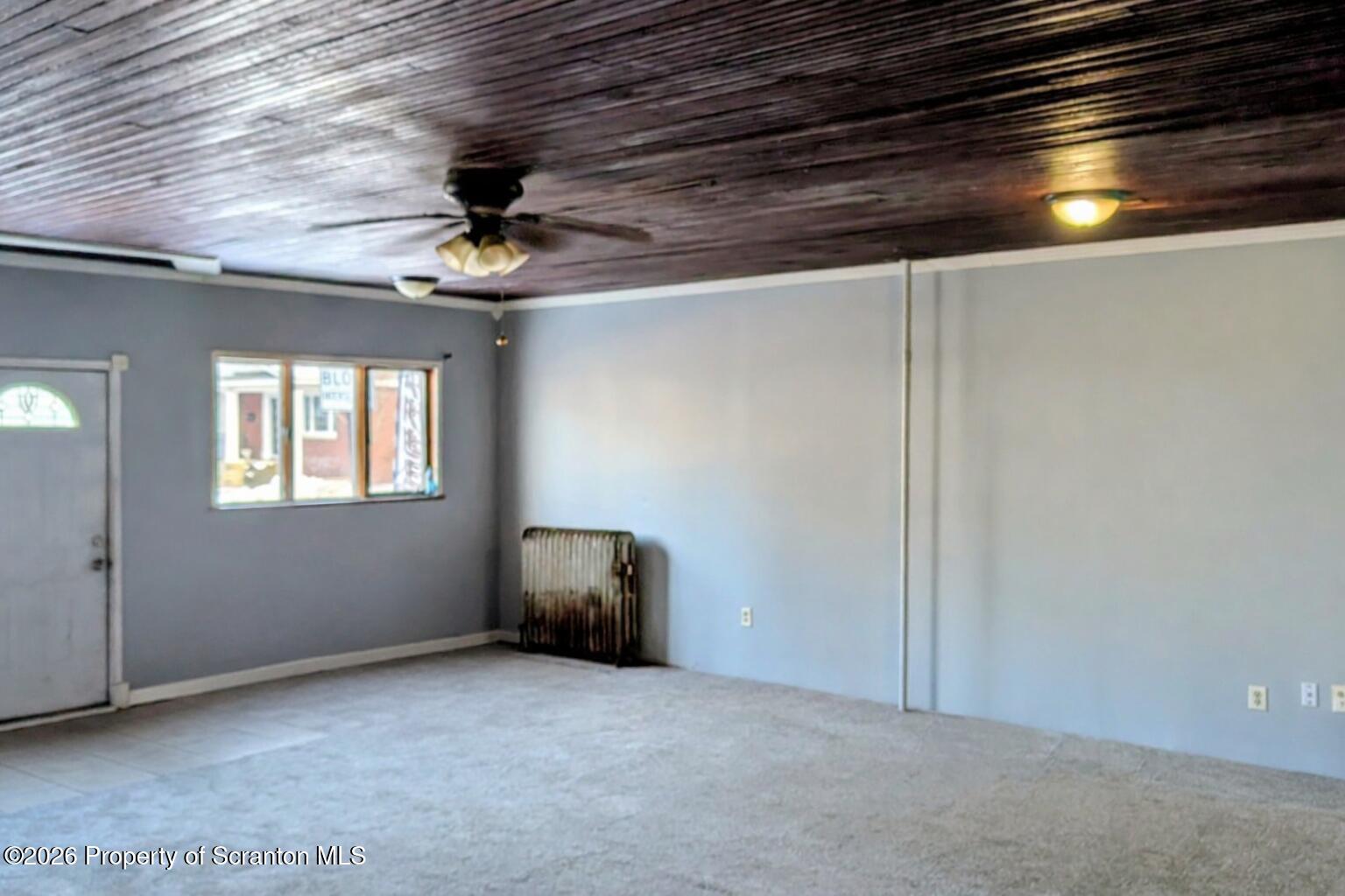 509 Main Street Duryea, PA 18642 - Photo 2 of 30 a view of empty room with ceiling fan