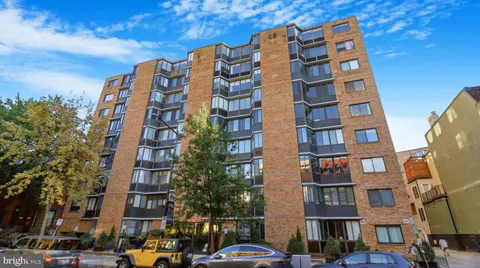 a front view of a building