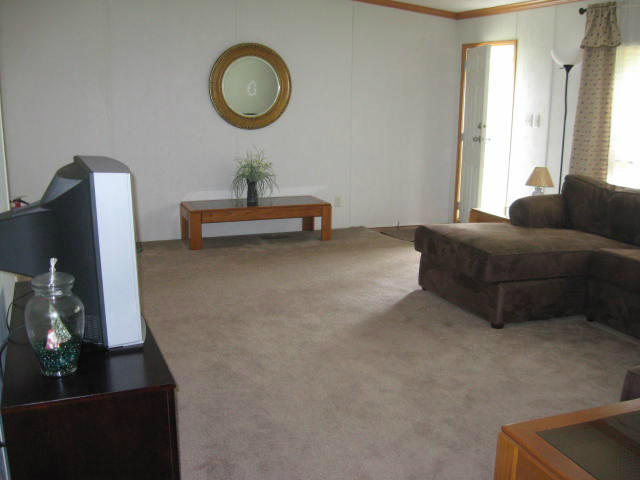 261 Munsons Road Penhook, VA 24137 - Photo 13 of 29 a living room with couches a fireplace and a flat screen tv