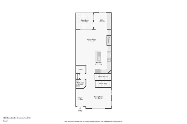 $475,000 | 4268 Baverton Drive, Suwanee, GA 30024