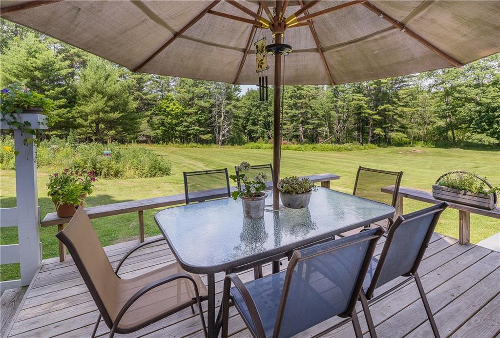 65 Clement Point Road Warren, ME 04864 - Photo 5 of 27 Step out side the kitchen to relax...