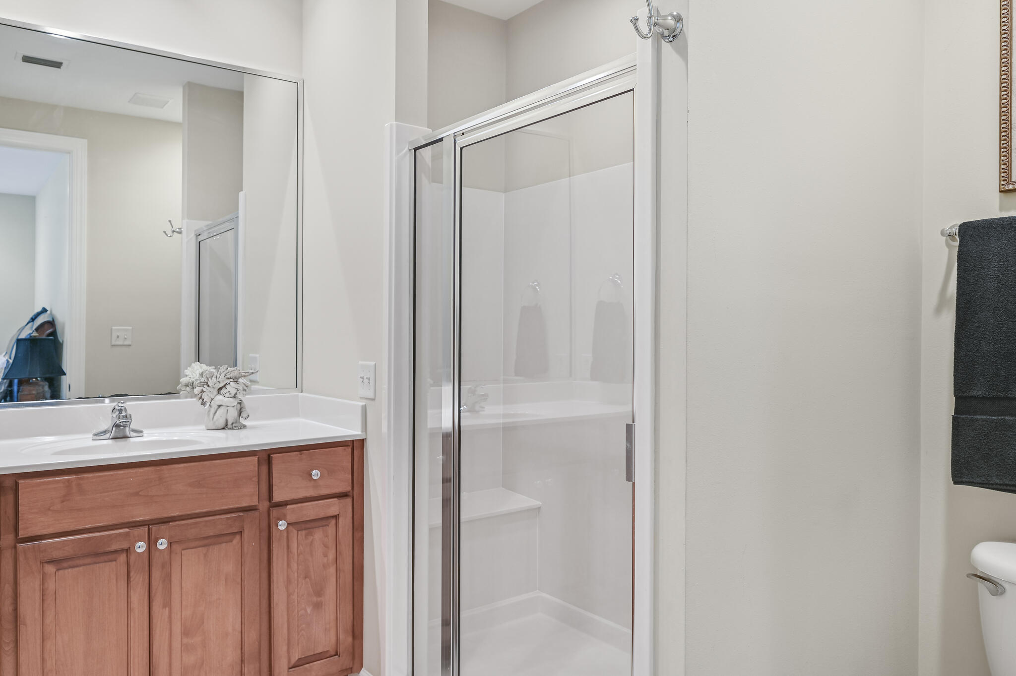 100 South Zander Way Santa Rosa Beach, FL 32459 - Photo 27 of 40 a bathroom with a sink and a mirror