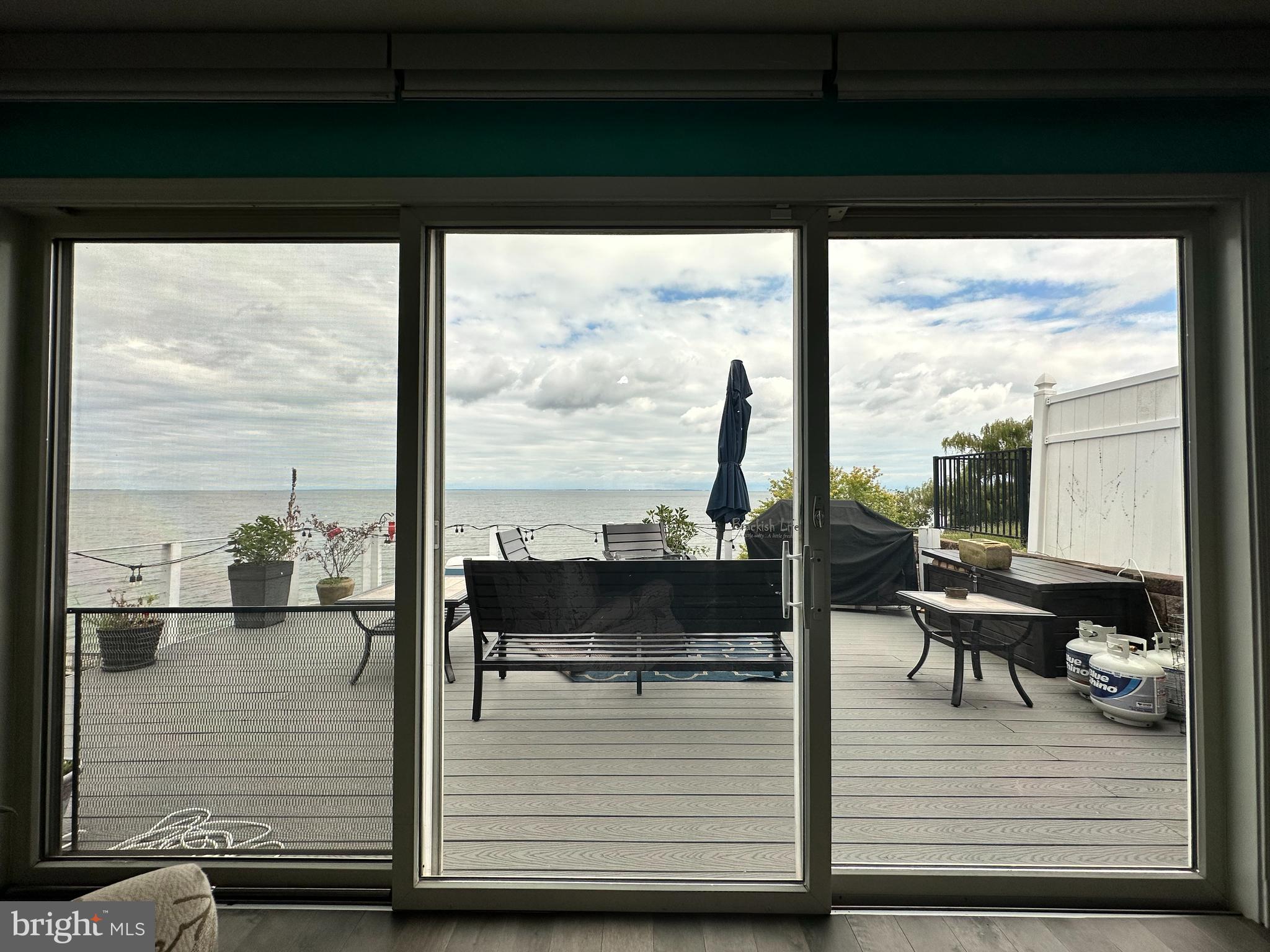 7517 B Street Chesapeake Beach, MD 20732 - Photo 75 of 78 View of deck and Chesapeake Bay