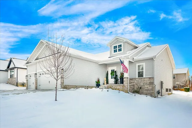 a view of a house with a outdoor space