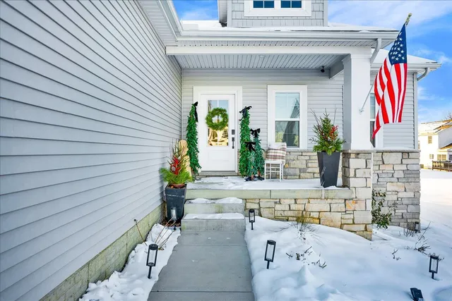 a view of a house with a balcony