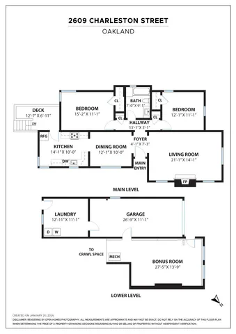 $899,000 | 2609 Charleston Street, Oakland, CA 94602
