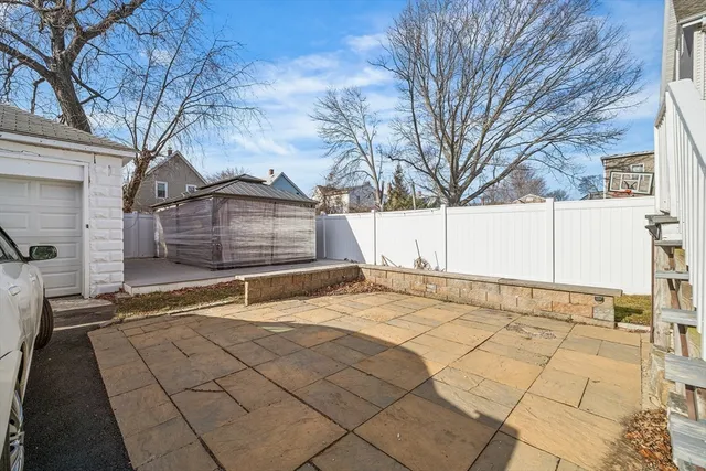 a house with trees in front of it
