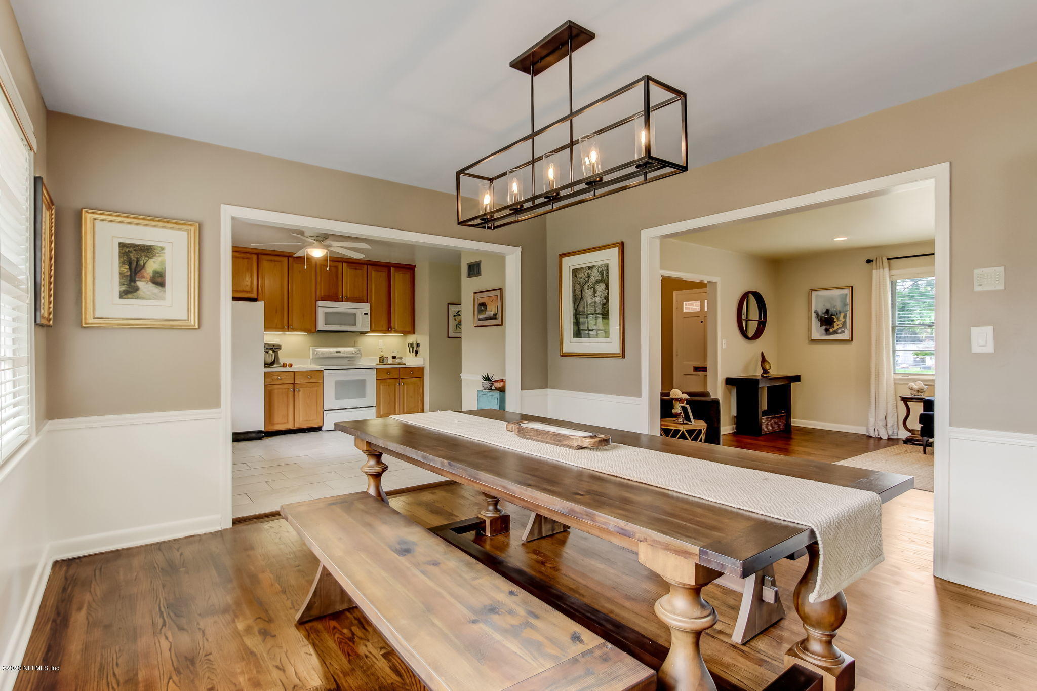 4722 Ivanhoe Road Jacksonville, FL 32210 - Photo 14 of 40 Dining Room Open to Living Room