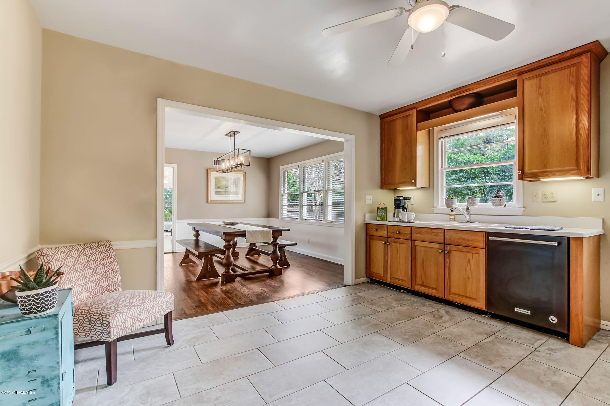 4722 Ivanhoe Road Jacksonville, FL 32210 - Photo 17 of 40 Kitchen Open to Dining Room