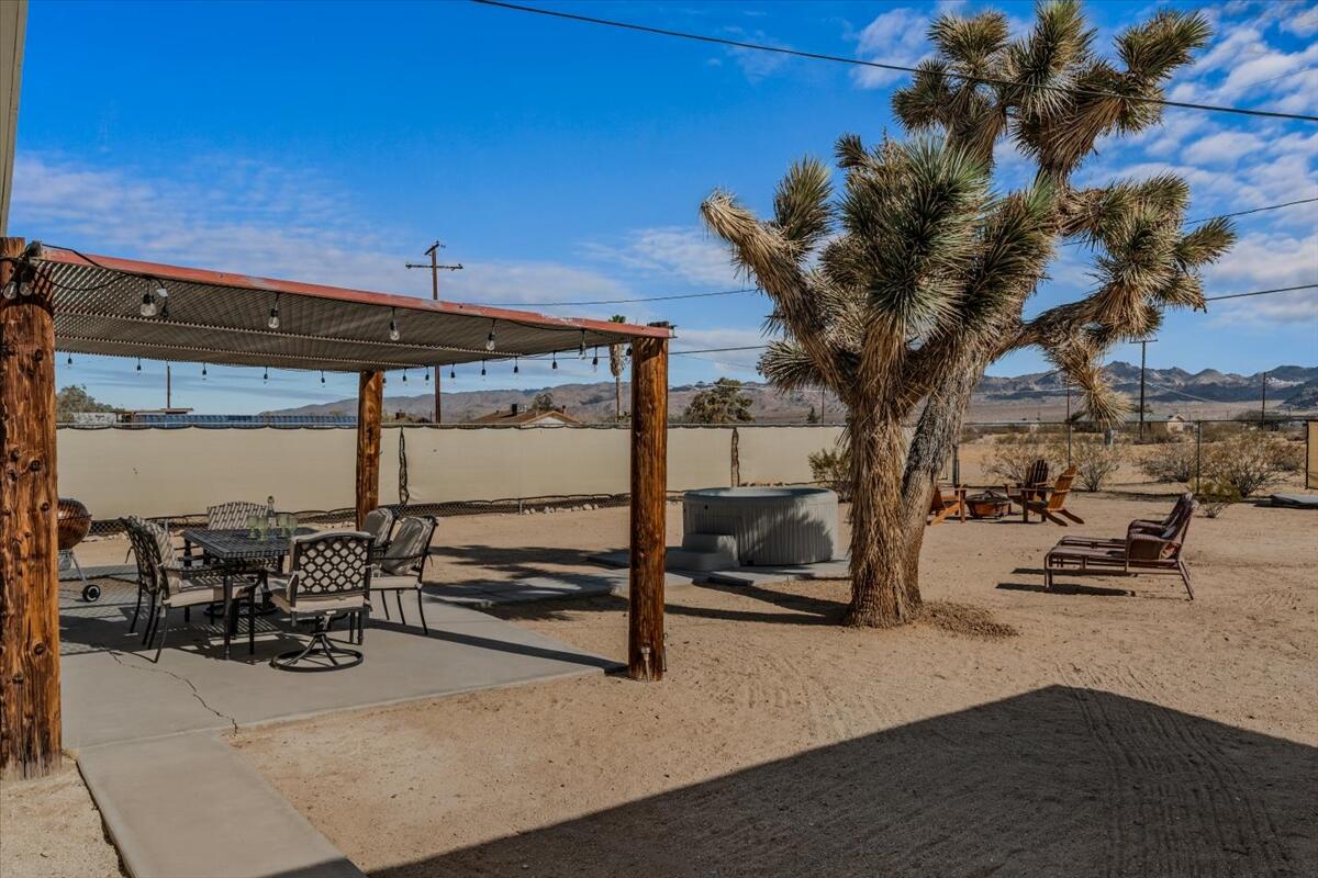 63555 Walpi Drive Joshua Tree, CA 92252 - Photo 23 of 30 a view of outdoor seating
