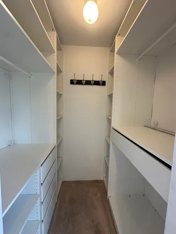 a view of walk in closet