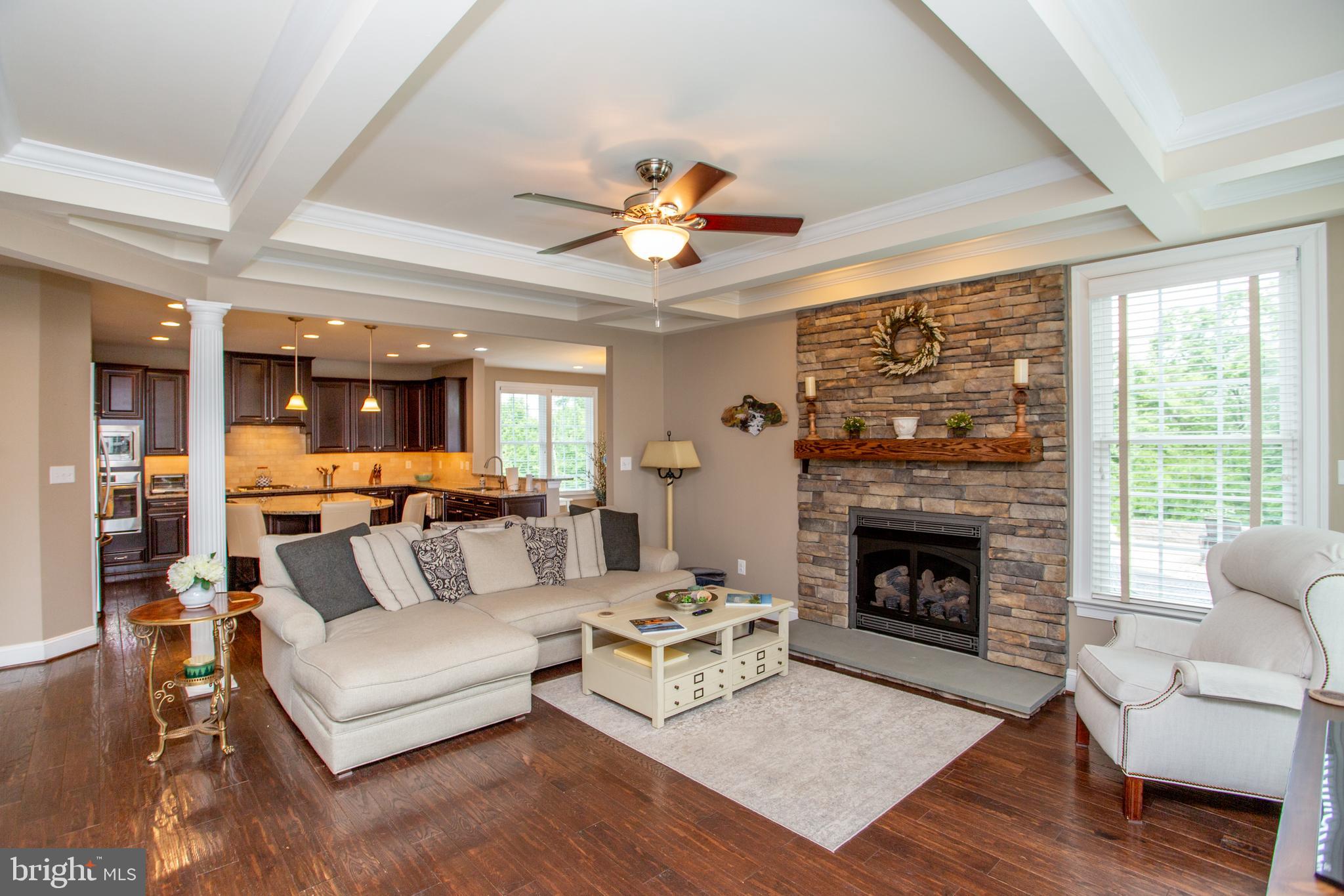 4682 Plough Tavern Road Doylestown, PA 18902 - Photo 11 of 42 a living room with furniture and a fireplace