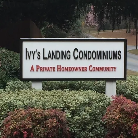 a sign on the side of a building