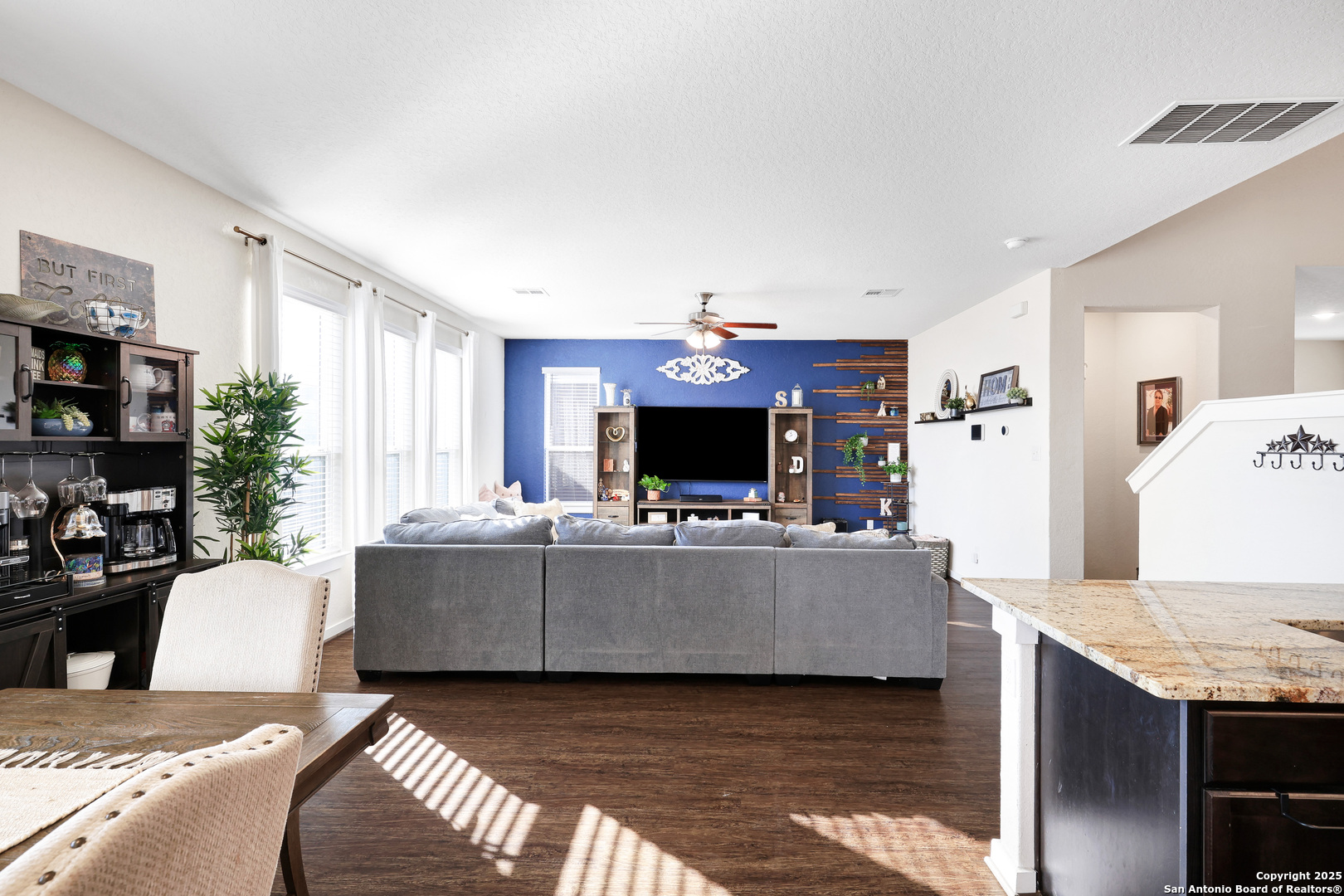 10614 Rosalina Loop Converse, TX 78109 - Photo 10 of 31 a living room with furniture and a fireplace