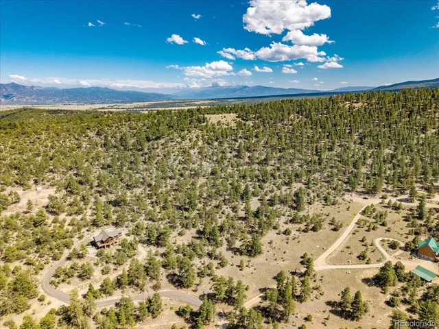 a view of a with a blue sky view