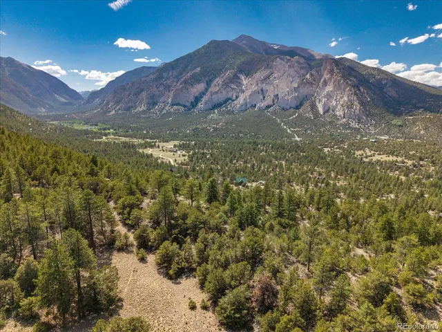 a view of mountain with outdoor space