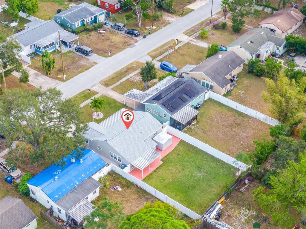 435 3rd Street Northwest Largo, FL 33770 - Photo 30 of 35 an aerial view of a pool yard an outdoor seating