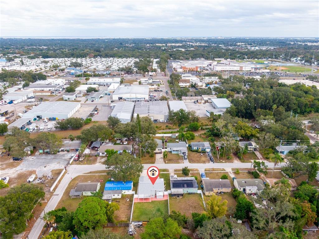 435 3rd Street Northwest Largo, FL 33770 - Photo 32 of 35 an aerial view of a city with lots of residential buildings