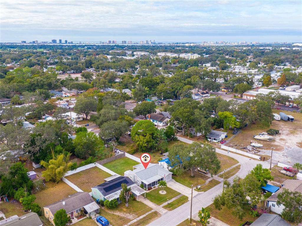 435 3rd Street Northwest Largo, FL 33770 - Photo 34 of 35 an aerial view of residential houses with outdoor space