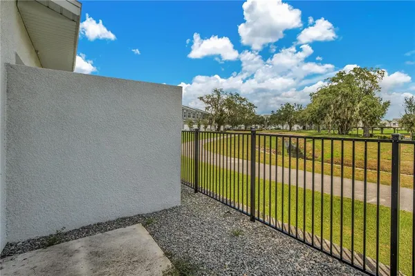 a view of a balcony