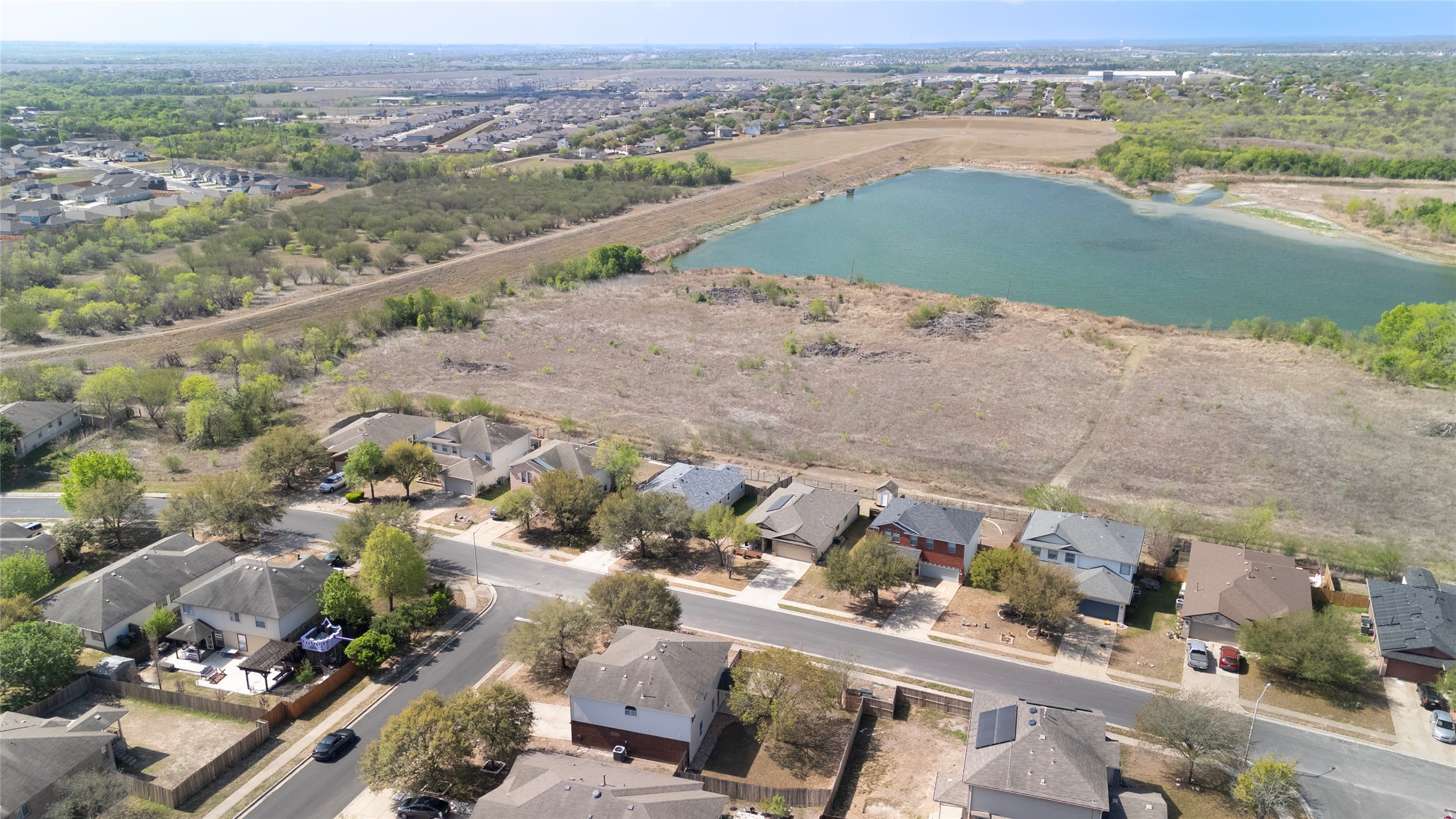 117 Waterloo Drive Kyle, TX 78640 - Photo 36 of 39 an aerial view of ocean and a mountain
