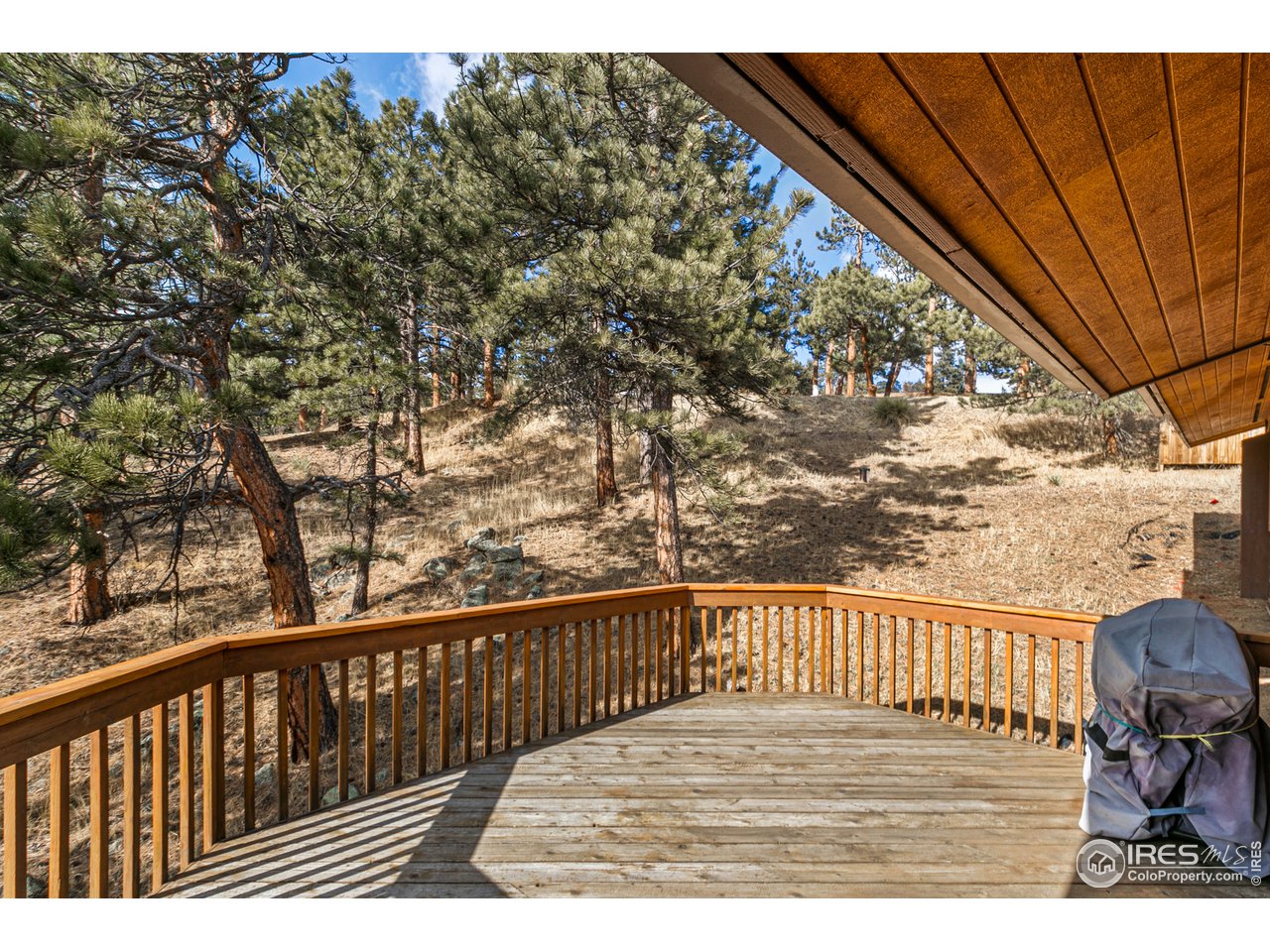 239 Broken Fence Road Boulder, CO 80302 - Photo 29 of 40 a view of balcony with wooden floor