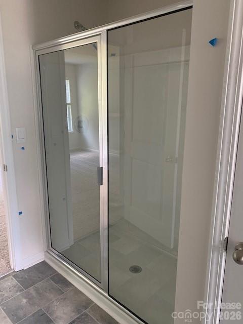 4115 Village Boulevard Northwest Conover, NC 28613 - Photo 9 of 15 a bathroom with a glass shower door